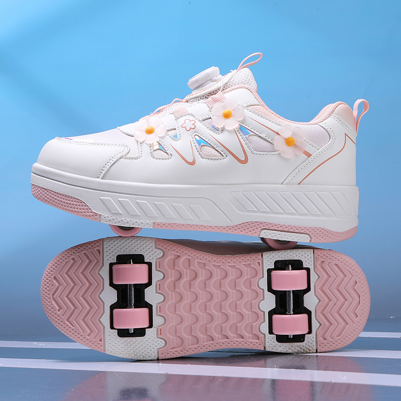 Sneakers - Çocuklar İçin Tekerlekli Paten Ayakkabıları Moda