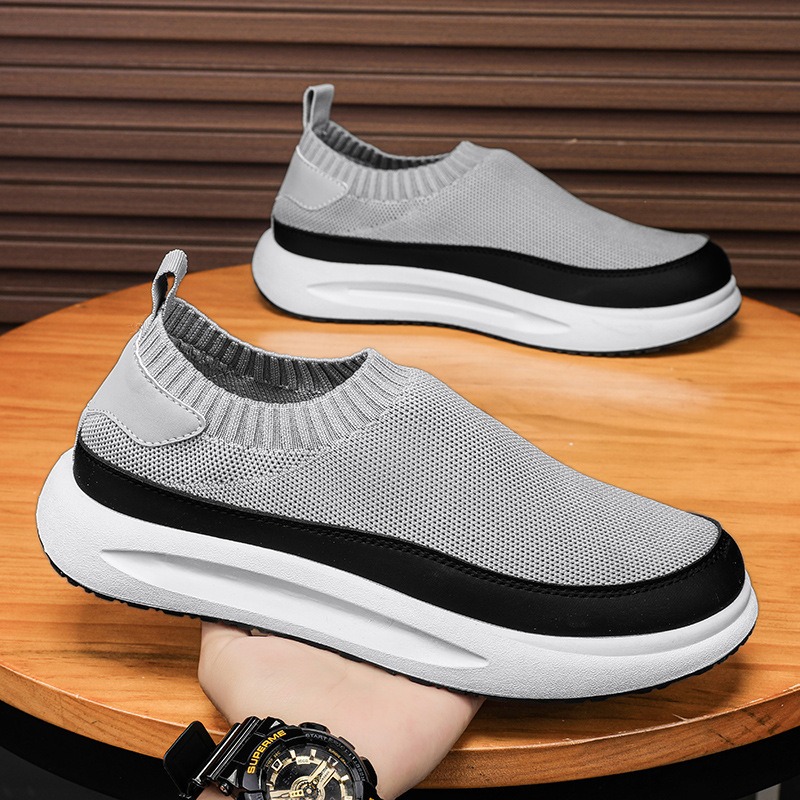 Breathable Mesh Athletic Shoes - 2025 yeni erkek ayakkabıları nefes örgü