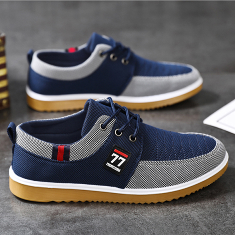 Yeni Moda ve Trend Erkek Ayakk - Knit Fabric Lace Up Sneakers incelemesi ve fiyatı