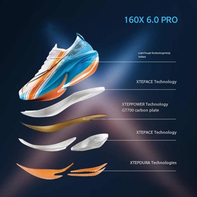 Xtep 160X 6.5 PRO Erkekler İçi - Carbon Plate Marathon Racing Shoes incelemesi ve fiyatı