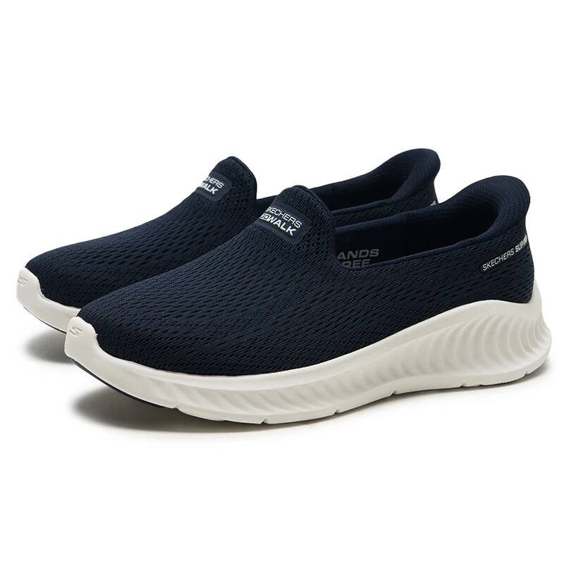 Skechers 125644-NVW Bayan Slip - Knit Fabric Lace Up Sneakers incelemesi ve fiyatı