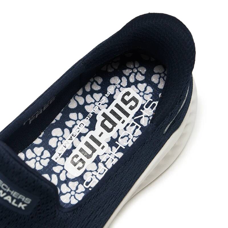 Skechers 125644-NVW Bayan Slip - Knit Fabric Lace Up Sneakers incelemesi ve fiyatı